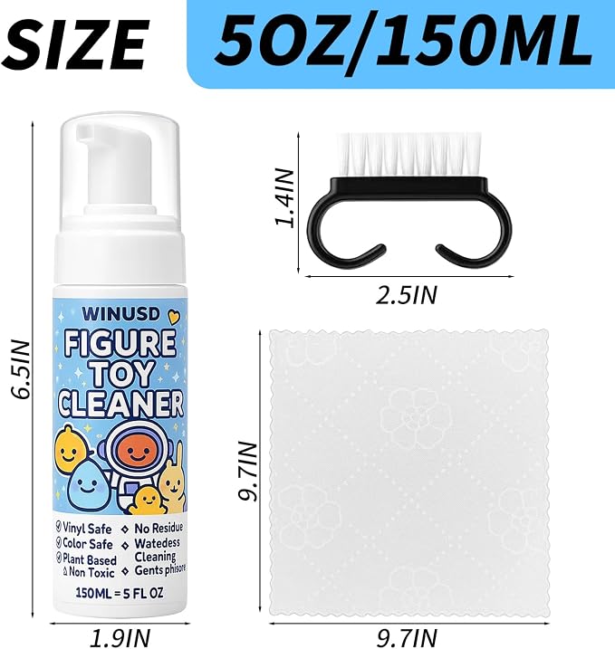 Figure & Plush Toy Cleaner - 5oz Foam Spray - Image 2
