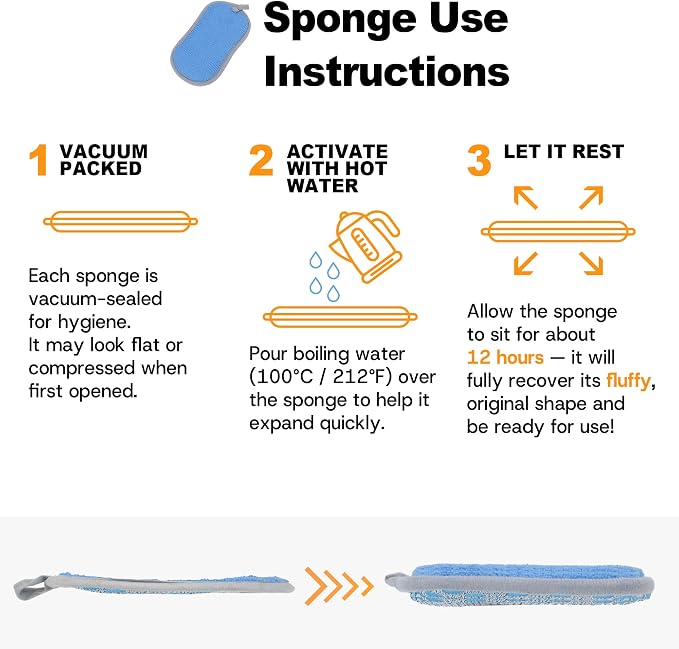 Multi-Purpose Scrub Sponges Kitchen – 12 Pack Dish Sponge, Dual-Sided - Image 2