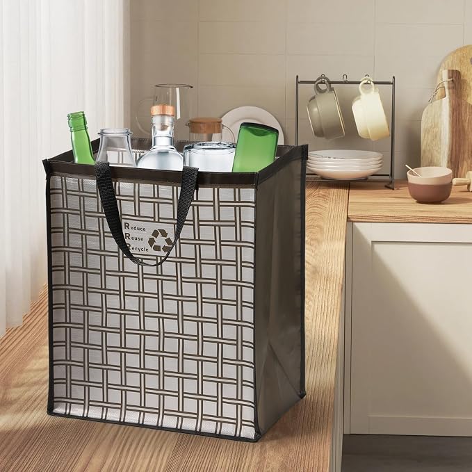 Lily queen Recycle Bin Bags for Kitchen Home Trash Cans Sorting Bins 12 Gallon - Image 5