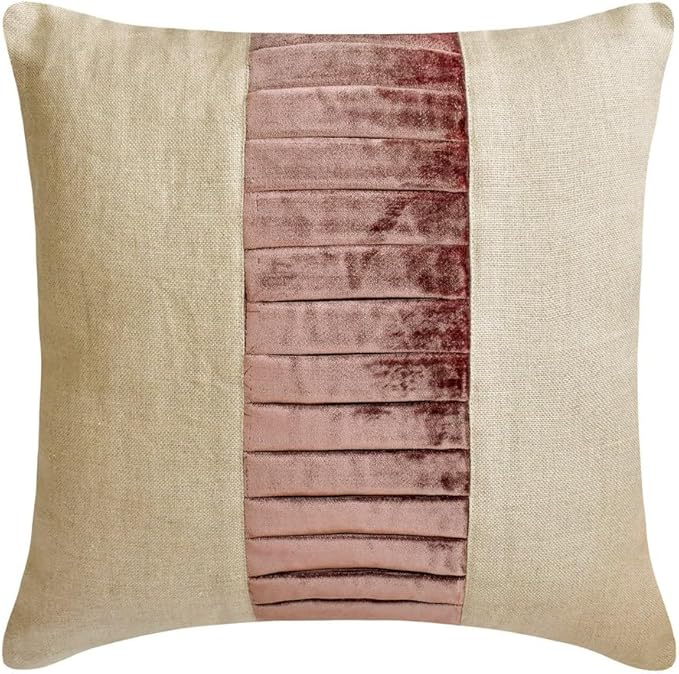 The HomeCentric King/Queen/Twin Purple Luxury Twin 53"x18" Bed Runner Without Pillow Cover, Patchwork, Pintucks Bed Scarf on Velvet Fabric - Layer by Layer