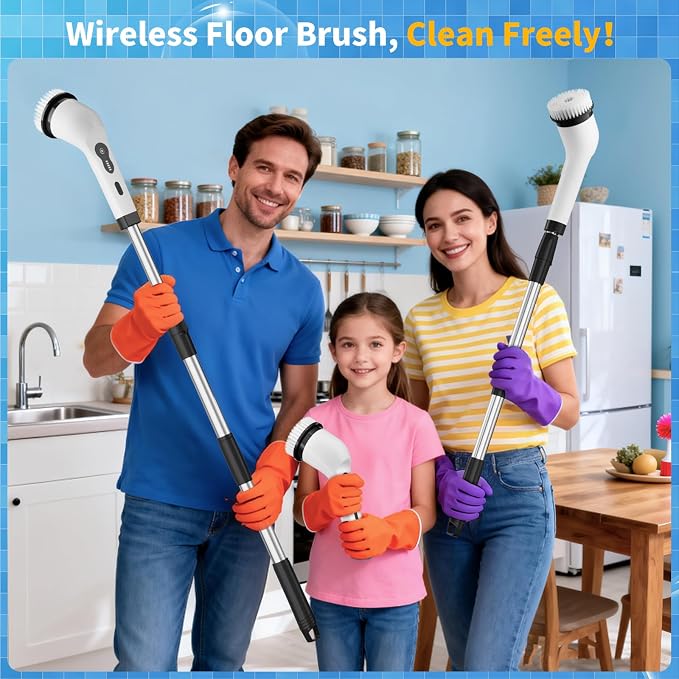 Electric Spin Scrubber, Ultimate Household Cleaning Brush - Image 2
