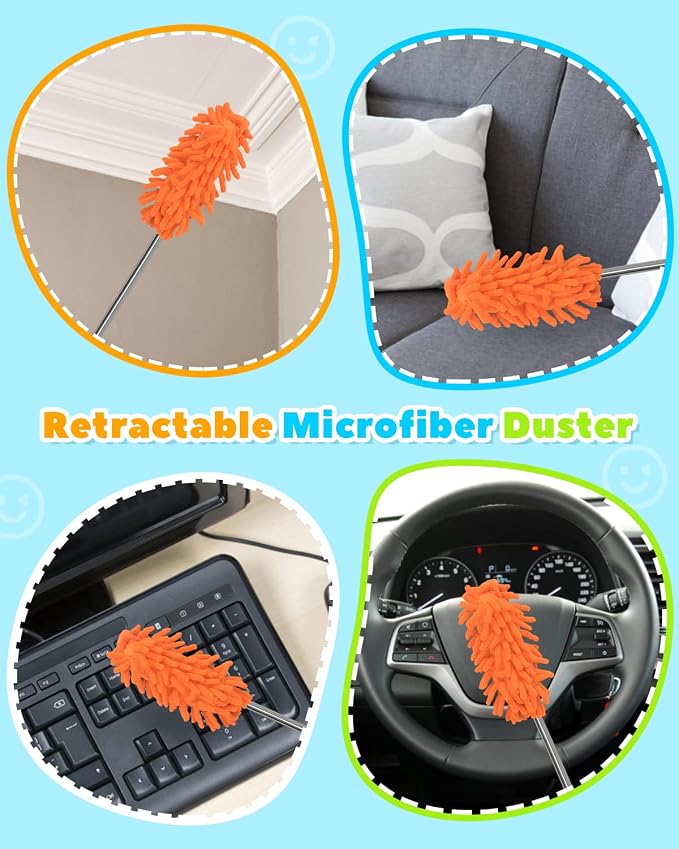 11 Pcs Blind Cleaner Duster Tool Kit – Mini & Window Blinds Cleaner Brush Set - Image 4