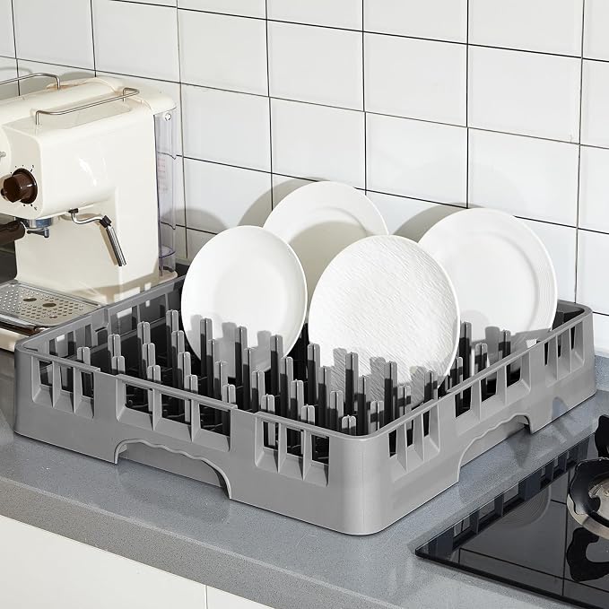 Commercial Dishwasher Tray Rack Polypropylene Full Size Flatware Rack - Image 6