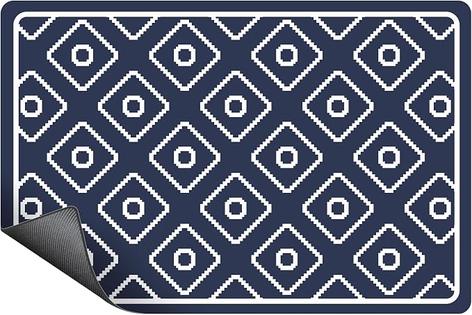 SUEH DESIGN Dish Drying Mat, Absorbent Coffee Mat 23.6 x 15.7 in Quick Dry by SUEHDESIGN