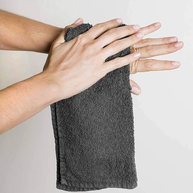 Utopia Towels Kitchen Bar Mops Towels, 100% Cotton Super Absorbent Grey - Image 6
