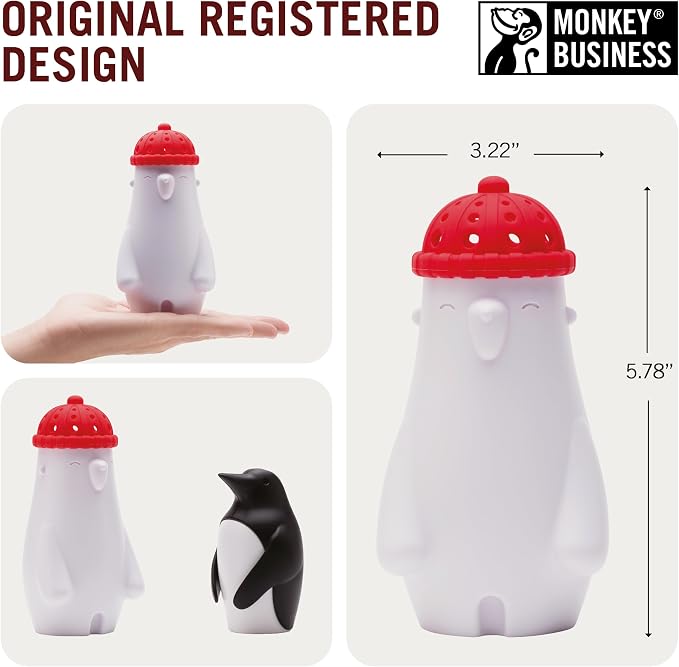 Monkey Business Fill Phil Refrigerator Deodorizer, Baking Soda Container - Image 3