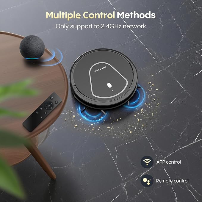 Bagotte Robot Vacuum and Mop Combo, 3 in 1 Vacuum Robot - Image 8