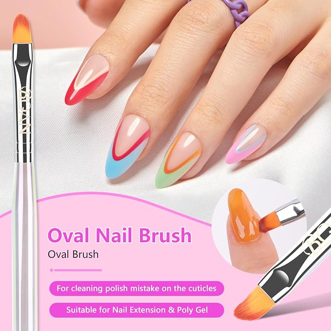 BQAN Nail Art Clean Up Brushes, Nail Art Tools - Image 4