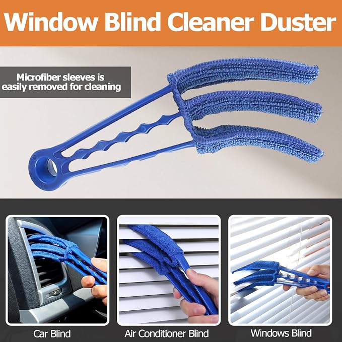 6 pcs Air Conditioning Fin Cleaner Set Air Conditioner Fin Comb Straightener - Image 2