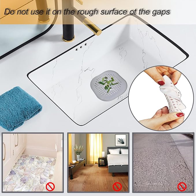 Hair Drain Catcher, Square Drain Cover - Image 4