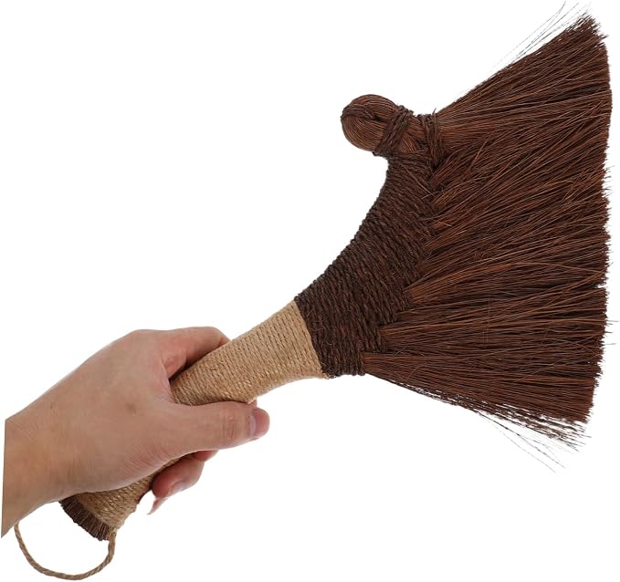 ABOOFAN Mini Desktop Broom Soft Bristle Hand Whisk Broom - Image 4