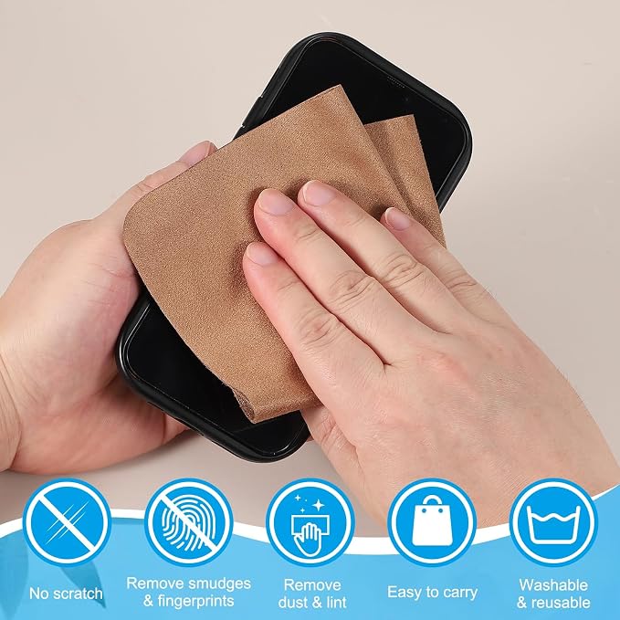 PATIKIL Glasses Cleaning Cloth 7.9" x 7.9" - Image 5