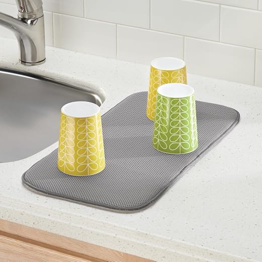 iDesign iDry Absorbent Kitchen Countertop Dish Drying Mat - Image 2
