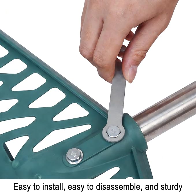 Artificial Turf Rake with Adjustable Steel Handle from 32 to 61 Inch, Durable - Image 4