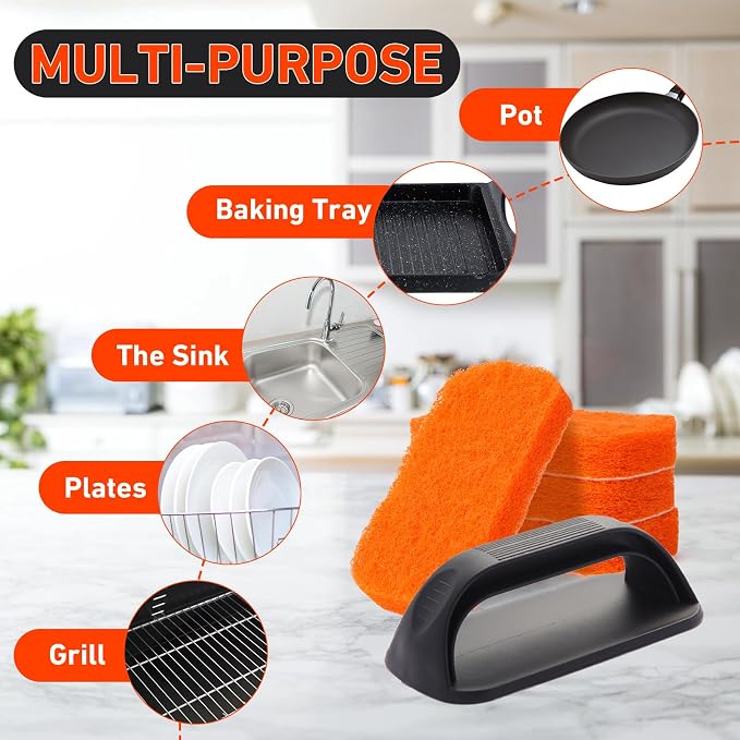 14-Piece Griddle Cleaning Kit for Blackstone and Camp Chef, Non-Scratch - Image 6