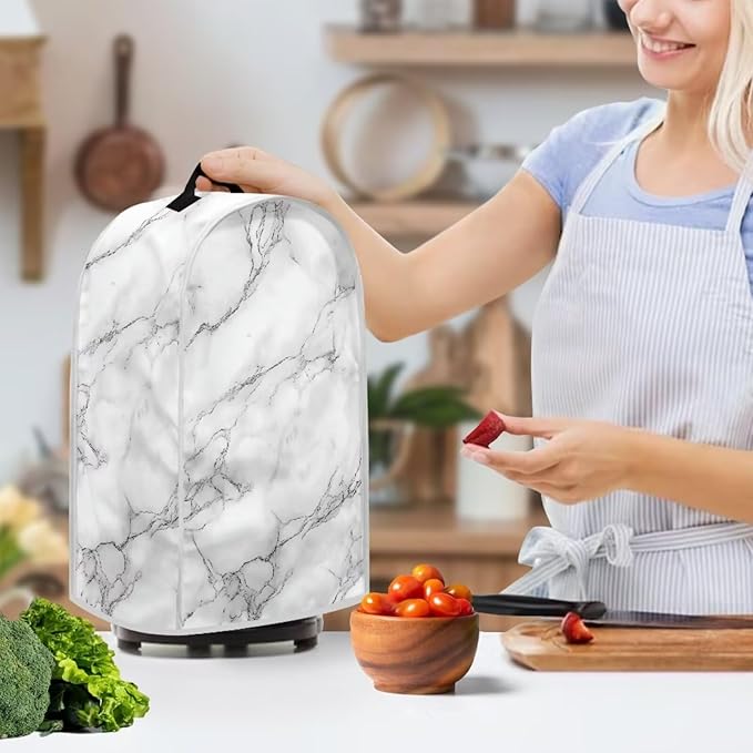 Sunflower Blender Covers for Kitchen Yellow Appliance Cover Washable Anti-Stain Oil-Proof Food Processor Dust Cover Foldable Kitchen Accessory Gift for Friends