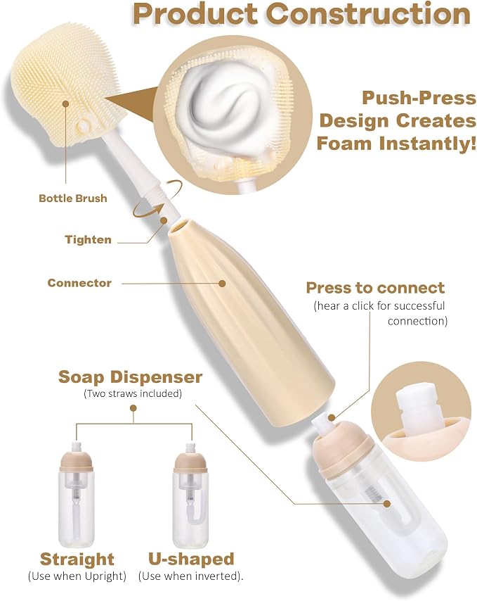 XANGNIER Baby Bottle Brush Kit - Image 7