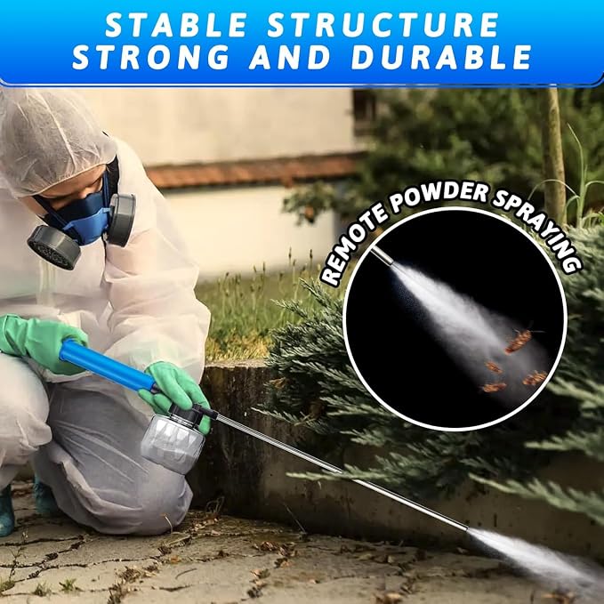 Diatomaceous Earth Powder Duster, Adjustable Powder Sprayer 24.5" to 44" - Image 4