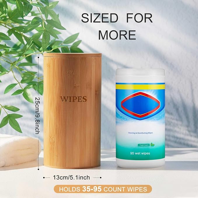 Refillable Wet Wipes Dispenser Disinfecting Wipe Container - Image 2