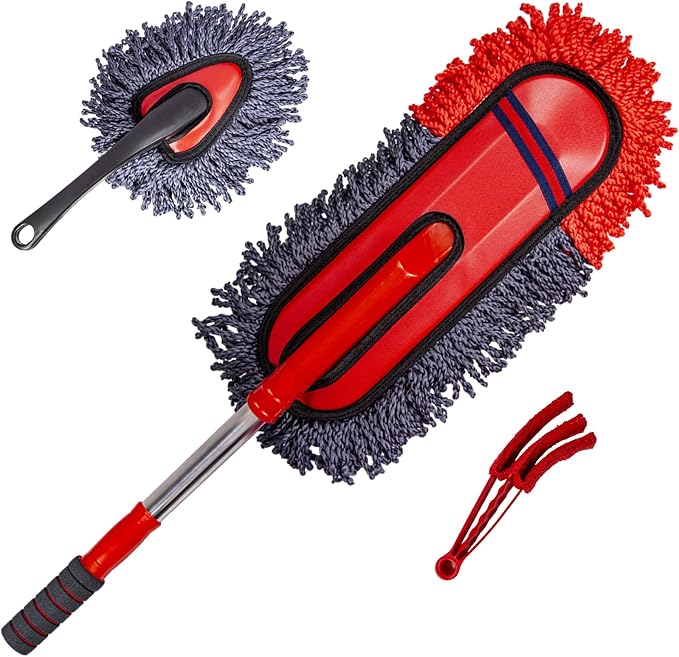Soft Microfiber Car Duster Exterior Scratch Free Multipurpose Duster by bzczh
