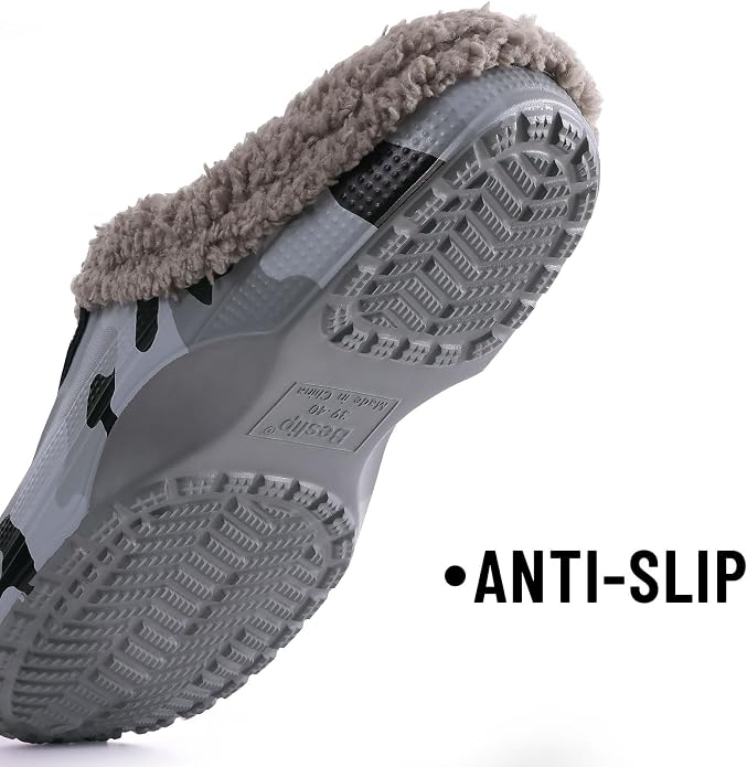 Beslip Classic Fur Lined Clogs Waterproof Winter Fuzzy Slippers - Image 5