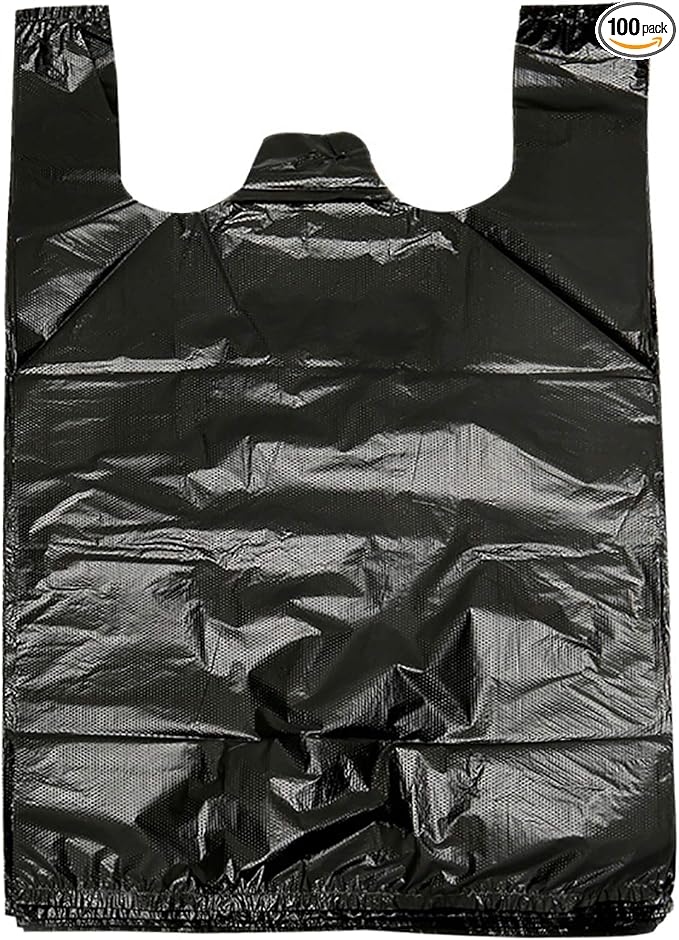 YYaaloa 100 pcs Black Trash Bags by YYaaloa