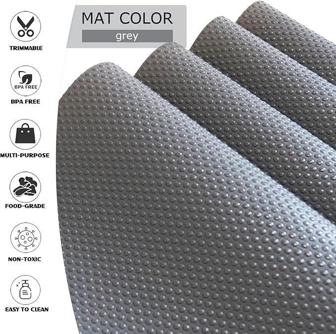 10Pcs Refrigerator Liners, Washable Fridge Liner Shelf Mats Refrigerator Pads - Image 3