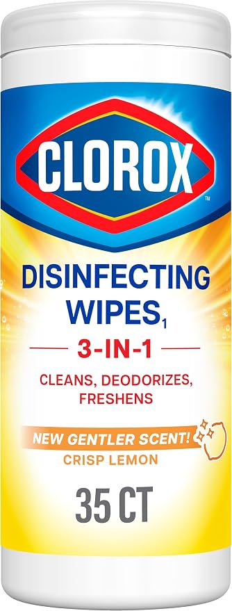Clorox Disinfecting Cleaning Wipes, Bleach Free, Crisp Lemon by Clorox