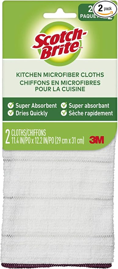 Scotch Brite Kitchen Microfiber Cloth by 3MIndustrial