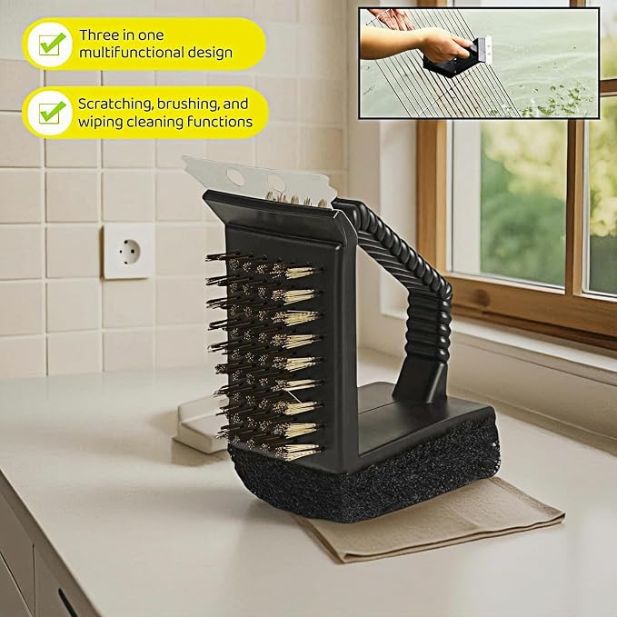 3-in-1 Heavy Duty Grill Brush - Image 6