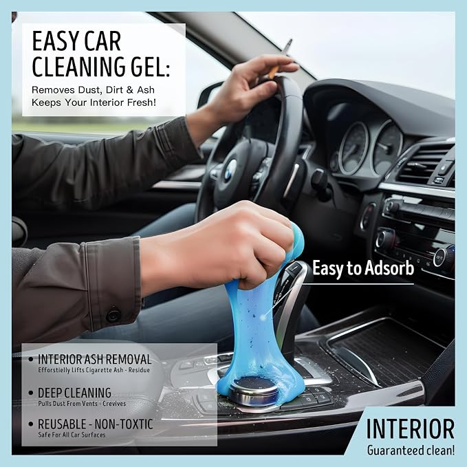 Car Cleaning Gel, Reusable Car Cleaning Putty - Image 7
