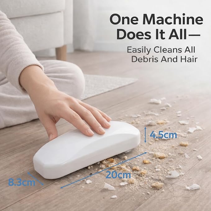 TARSHYRY Handheld Crumb Sweeper, Reusable Crumb Remover, Portable Carpet Debris - Image 7