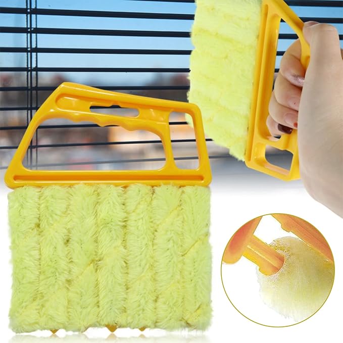 AOCEAN 4 Pcs Blind Cleaner Duster Tool 7-Finger Dusting Cleaner Tool - Image 6