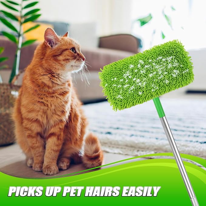 Set of 4 Reusable Microfiber Mop Pads Compatible - Image 5
