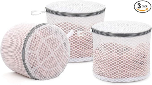 Muchfun 3Pcs Bra Wash Bags, Honeycomb Mesh Laundry Bags by Muchfun