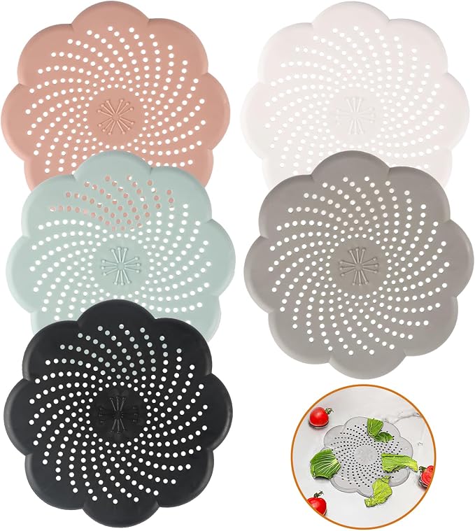 5 Pack Hair Catcher Shower Drain by Unknown
