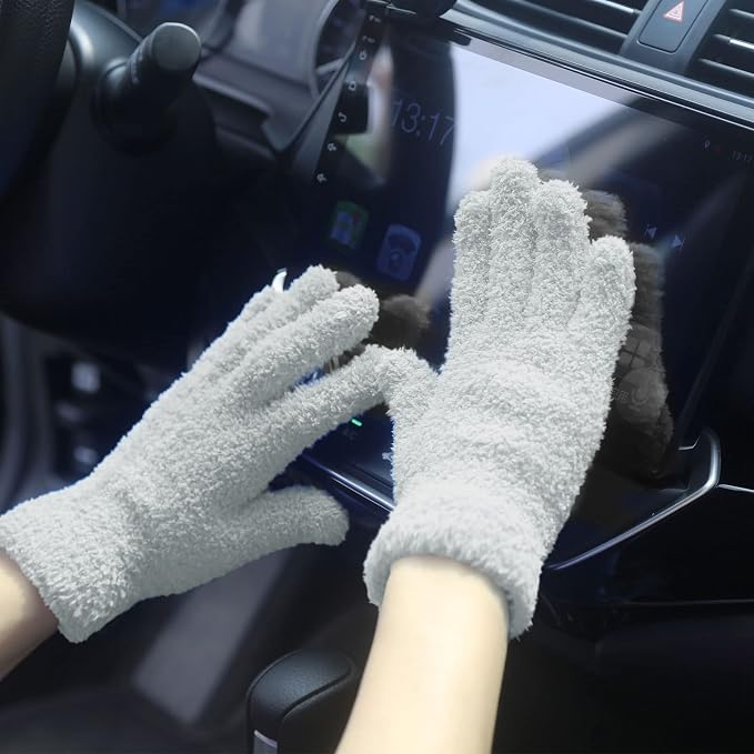 Evridwear Microfiber Gloves for Plant Dusting, Resuable Leaf Cleaning Glove for - Image 7