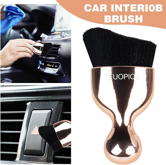 Car Interior Cleaning Brush, Car Duster Interior, Car Detailing Brush Dusting - Image 5
