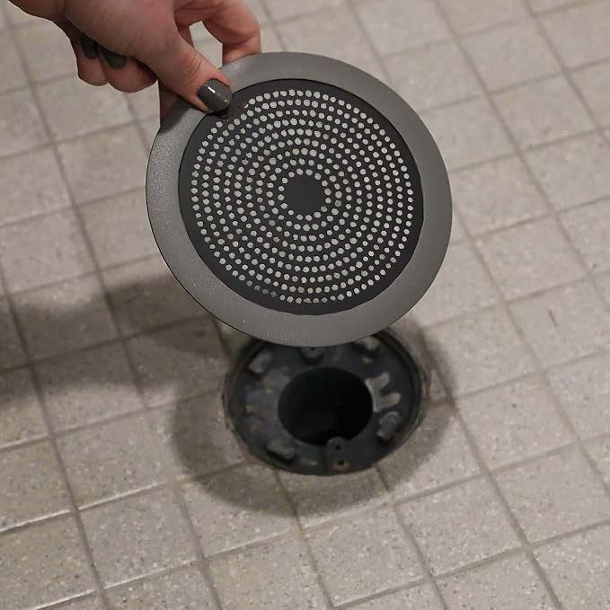 Danco 11085 Shower Drain Strainer, 5-3/4 inch, Matte Black - Image 2