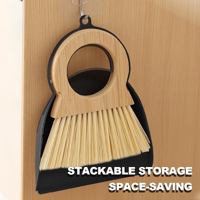 Mini Broom and Dustpan Set Bamboo Broom - Image 6