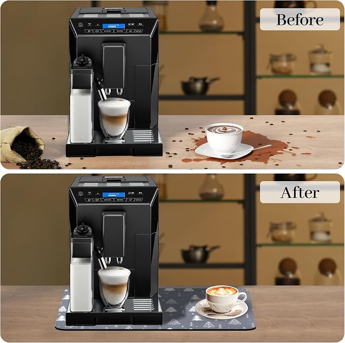 Bloss Coffee Mat, Christmas 12"x19" Bar Mat - Image 4