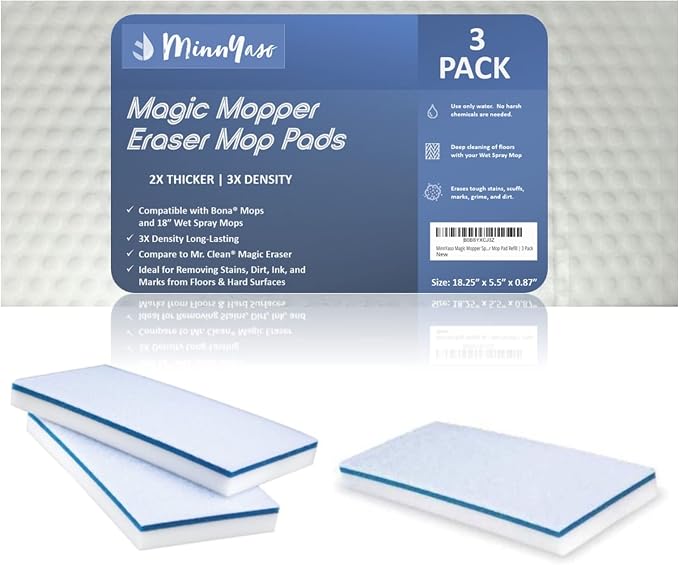 Magic Mopper Sponge Eraser Mop Pad | Compatible by MinnYaso