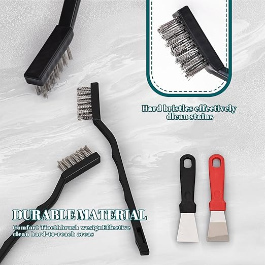 30 PCS Mini Wire Brush Stainless Steel Brush Set，Masonry Brush Wire Bristle - Image 7