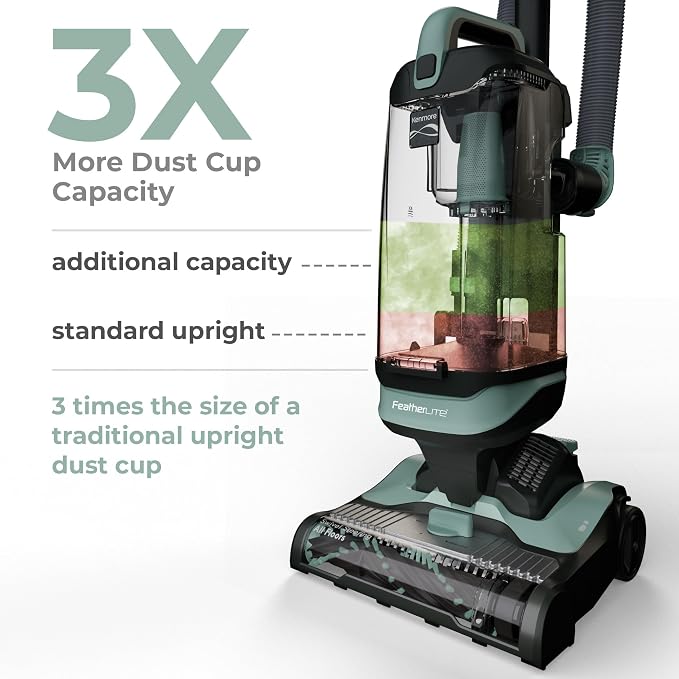 Kenmore DU1275 Featherlite Bagless Upright Vacuum Lightweight Carpet Cleaner - Image 3