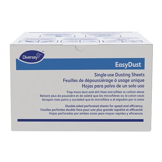 Diversey 9292466 EasyDust Single-use Dusting Sheets, Disposable Multisurface - Image 4