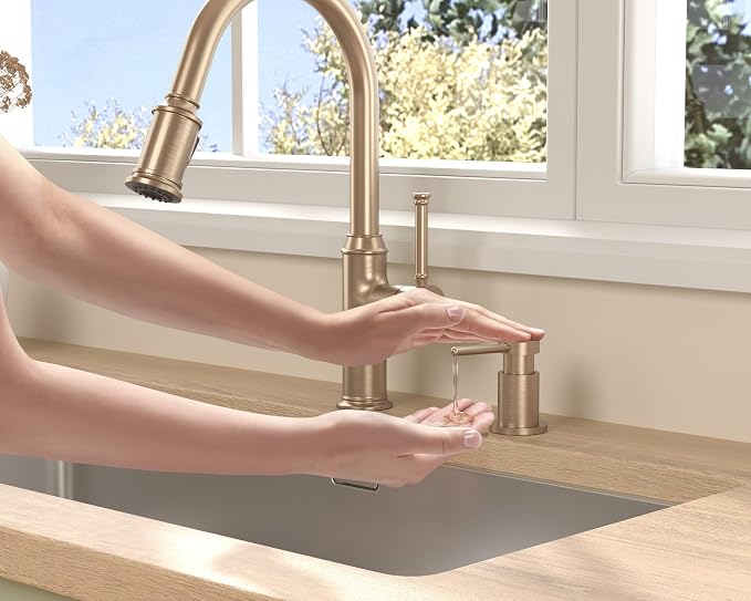 Lava Odoro Champagne Gold Soap Dispenser - Image 5