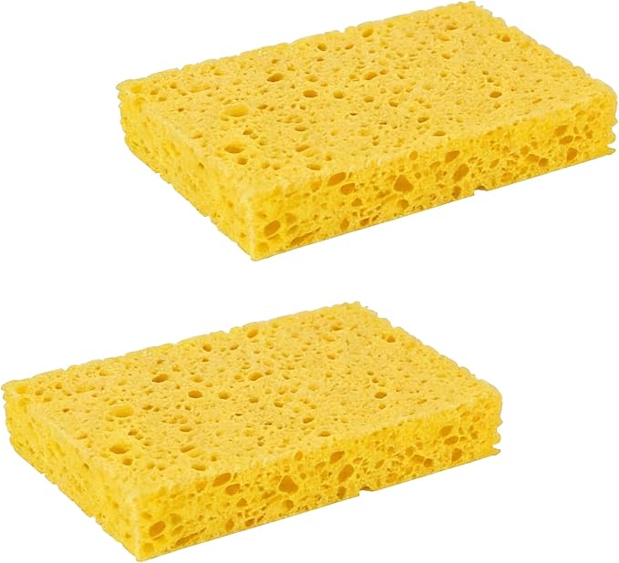 Multi-Use Cellulose Kitchen Sponges Compressed Cellulose Sponges, Non-Scratch by Unknown