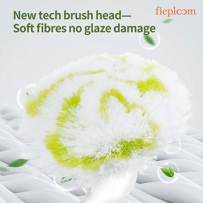 Tub Tile Scrubber Brush with 28" Extendable Pole, Bathroom Brush with Long - Image 3