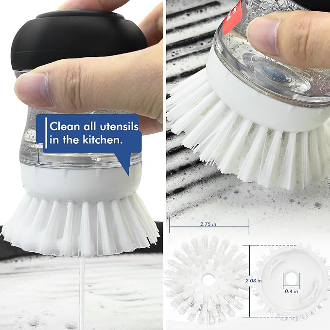 Palm Brush Refills for OXO Soap Dispensing Dish Brush - Image 4