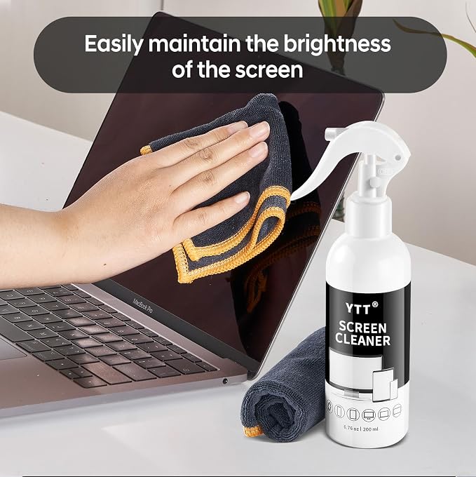 Screen Cleaner Spray – Large Bottle Computer Screen Cleaner, Cleaning Kit and - Image 2